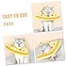 Parliky Comfortable Pet Recovery Collar Cat Dog Soft Breathable -Licking -Scratch Elizabethan Collar Adjustable Size