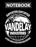  Vandelay Industries Latex-Related Goods Novelty College Ruled Notebook 8.5x11 inch