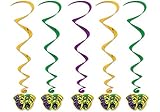 Mardi Gras Whirls (5/Pkg)