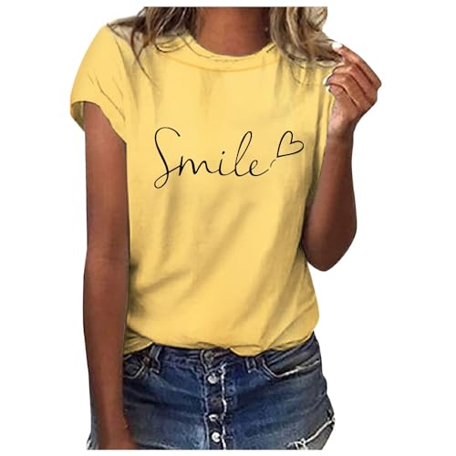Oberteile Tshirt Damen Sommer T-Shirts Mode Bunte Drucken T-Shirt Blumen Kurzarmshirt V Ausschnitt Elegant Tee Tops Teenager Mädchen Tunika Shirt T Shirts Longbluse Für Frauen