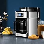 QJRGUY Built-in Drip Grinder Machines In Fully Automatic Display For Espresso Keep Warm Home Appliance (Color Size : (Coffee Maker CN) - Image 2