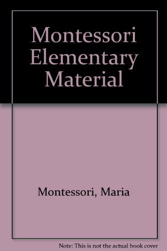 Montessori Elementary Material Vol.2 of the Adv... 080520380X Book Cover