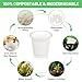 Dualshine 300 Pcs 3oz Compostable Bathroom Cups,Biodegradable Eco-Friendly Small Disposable Mini Mouthwash Cups for Bath, Party, Picnic, Drinking and Events 3