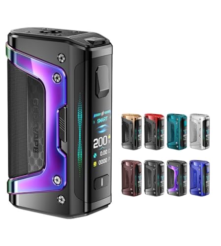 M[NxCv Aegis Legend 5 C[WX WFh5 Box Mod 200W {bNXbh dq^oR Vape xCv (Aurora Rainbow)