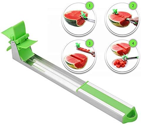 Melon Stainless Steel Watermelon Slicer Cutter Knife Melon and Cantaloupe Fruit Slicer Fruit V