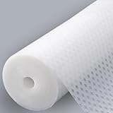 FxlStelrion Tappetino per Cassetti 45x600cm, Tappetino Antiscivolo, Rivestimento Cassetti Tagliabile, Adatto per Scaffali, Armadi, Cassetti, Frigoriferi, Casa e Ufficio