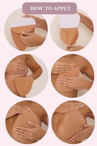 Image of Perky Pear Original Lift & Shape Boob Tape [A-K Cups] - 2 Pairs of Boob Tape & 3 pairs Nipple covers