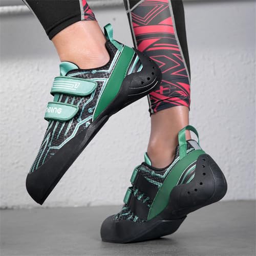 Zapatillas de escalada deportivas ligeras de iniciación para hombre y mujer con velcro 3