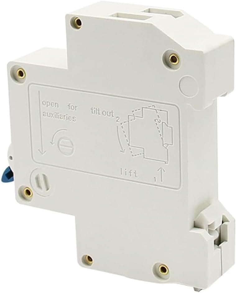 ALKOY Circuit breakerDc 12v Battery Reset Mini Circuit Breaker Residual Current DZ30-32 Leakage 1Pcs (Size : 25A) (Size : 10A)