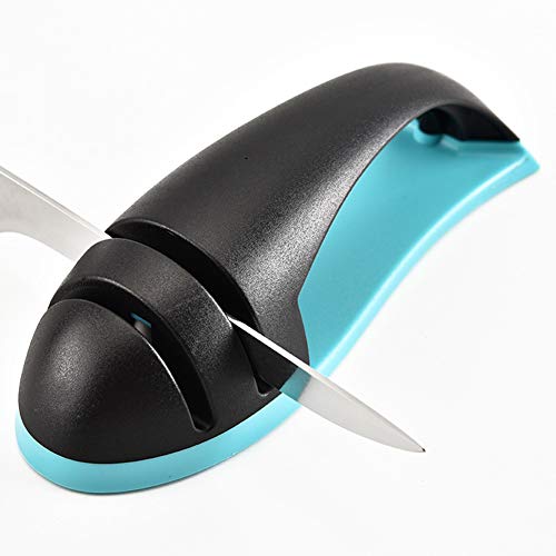 Aiguiseur domestique de cuisine portable à 2 étapes pour couteaux