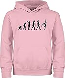 Evolution & Entwicklung Kinder - Evolution Turnen - 140 (9/11 Jahre) - Hellrosa - Pulli Turnen mädchen - JH001K JH001J Just Hoods Kids Hoodie - Hoodie Kinder Pullover für Mädchen und Jungen