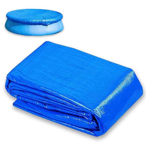 Cubierta de Piscina Redonda,Funda para Piscina Redonda,Cobertor para Piscinas Desmontables,Cobertor Piscinai ø 210 cm, para Piscinas Redonda Diámetro 183 cm, Prueba de Polvo de Lluvia de Viento (A)