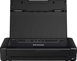 Epson Workforce Wf-110W, Stampante A4 Portatile Inkjet, Connettività Wi-Fi e Wi-Fi Direct, Batteria Integrata, Nero