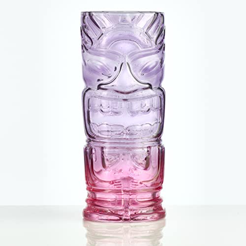 Burns Glass Colored Tiki Glasses (Assorted Set Of 4) #TOP7