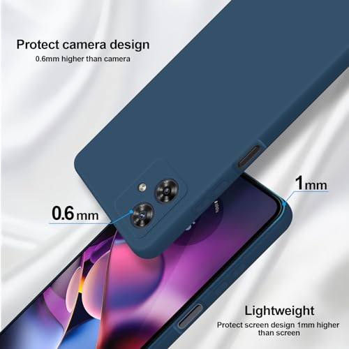 GiiYoon Case Compatible with Motorola Moto G54, Silky-Soft Touch Full-Body Protective Phone Silicone Case - Image 3