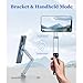 Magnetic Ipads Tripod Stand Universal for Ipads & Iphones 16-12 Series, Flexible 360 Degree Rotation, Portable Tablet Holder with 2-in-1 Handheld & Desktop Handheld Modes for Kitchens, Gyms