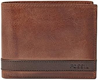 Fossil Men's Quinn Wallet - Brown -