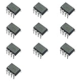 Bridgold 10pcs 6N138 138 6N High Speed Optocoupler, 100 kBd, Low Input Current, Photodiode Darlington Output，8-Pin.