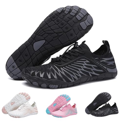 Hike Barefoot Shoes Womens Mens, Pro Water Shoe Women Men Footwear Barefoot Hike Shoes for Travel, Wide Toe Box Non-Slip Breathable Zero Drop Shoe