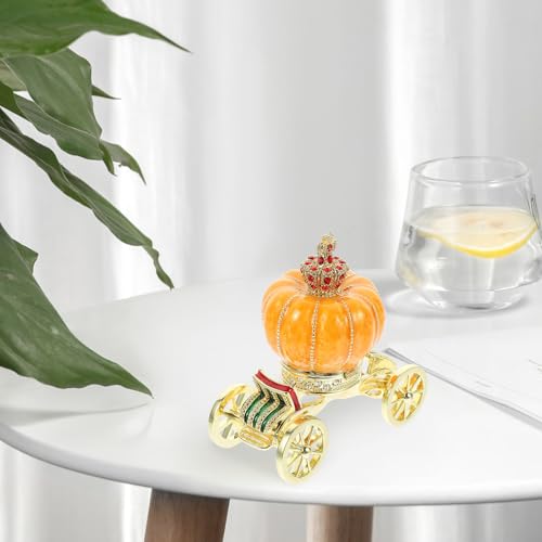 Boîte à bijoux carrosse citrouille pour ne plus perdre vos petits objets