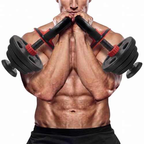 Foilswirl 2 Set Kettlebell Grip for Dumbbells, Weight Plate Adapter