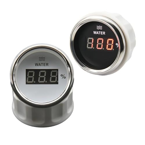 2 "52 �~�����[�g���f�W�^�����ʌv�ԐF LED �o�b�N���C�g�t�� 0-190ohm ���^���N���x���C���W�P�[�^�Z���T�[�{�[�g RV �� 12 V/24 V(240-33ohm BS)