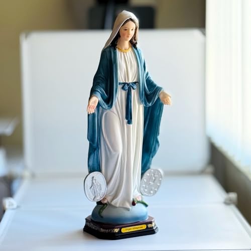 Estatua de Resina Virgen Milagrosa 16 pulgadas miniatura 2