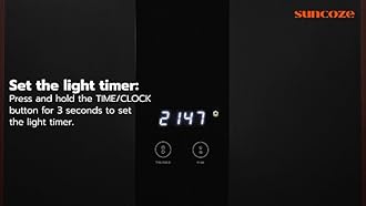 SUNCOZE Hydroponics Growing System Kit 20 Pods, Indoor Herb Garden with Grow Light 30W, 10L Large Water Tank with Adjustable Height to 25", Built-in Pump, Gardening Gifts, Avocado Green