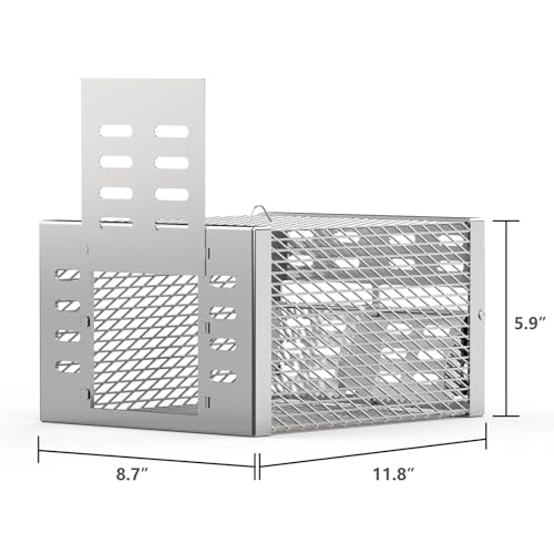 Whjiachu Animal Trap, Rat Traps, Double Opening One-Way Door Continuous Mouse Trap thumb #1