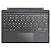 Price comparison product image MoKo Type Cover Fits Microsoft Surface Pro 7 Plus/Pro 7 / Pro 6 / Pro 5 / Pro 4 /Pro 3, Lightweight Slim Wireless Bluetooth Keyboard with Two Button Trackpad and Built-in Rechargeable Battery, Gray