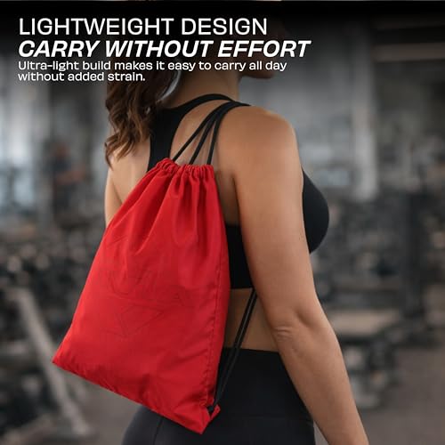 Image of Nivia String 2.0 Compact Backpack For Men & Women, Lightweight Bag for Everyday Use, Drawstring Closure, Breathable Ventilated Back, Capacity-5 Litres