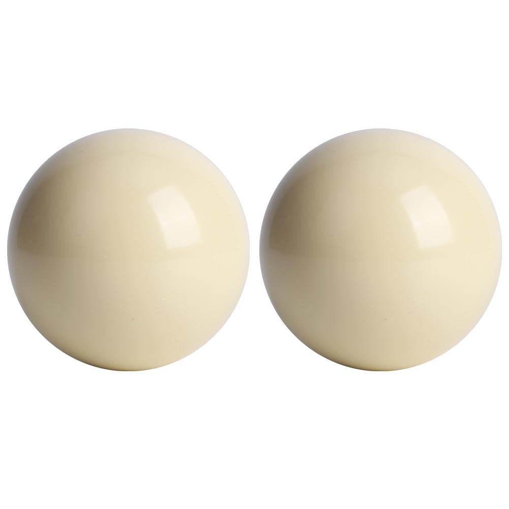 Bolas de billar blancas 5,72 cm - Pack de 2