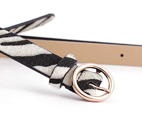 Crizan Womens Vintage Snake Leopard Leather Waist Jeans Belt Dress Belts With Alloy Buckle Set For Women (3Pcs Snack Leopard And Zebra Pattern) #TOP4
