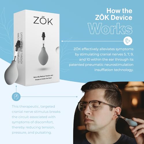 ZŌK:World’s First Consumer Product That Naturally Reduces Tension, Pressure & Pulsating Symptoms Through Inner Ear Pressure Stimulation