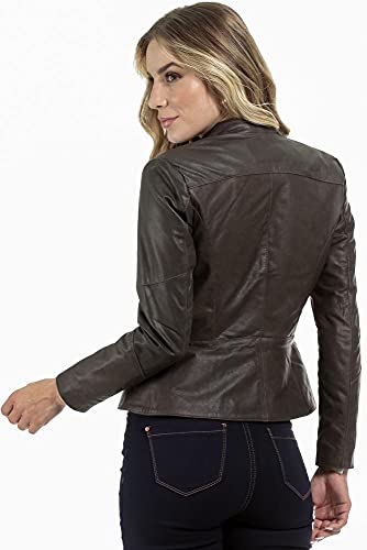 Blazer De Couro Ranger Brown Xg