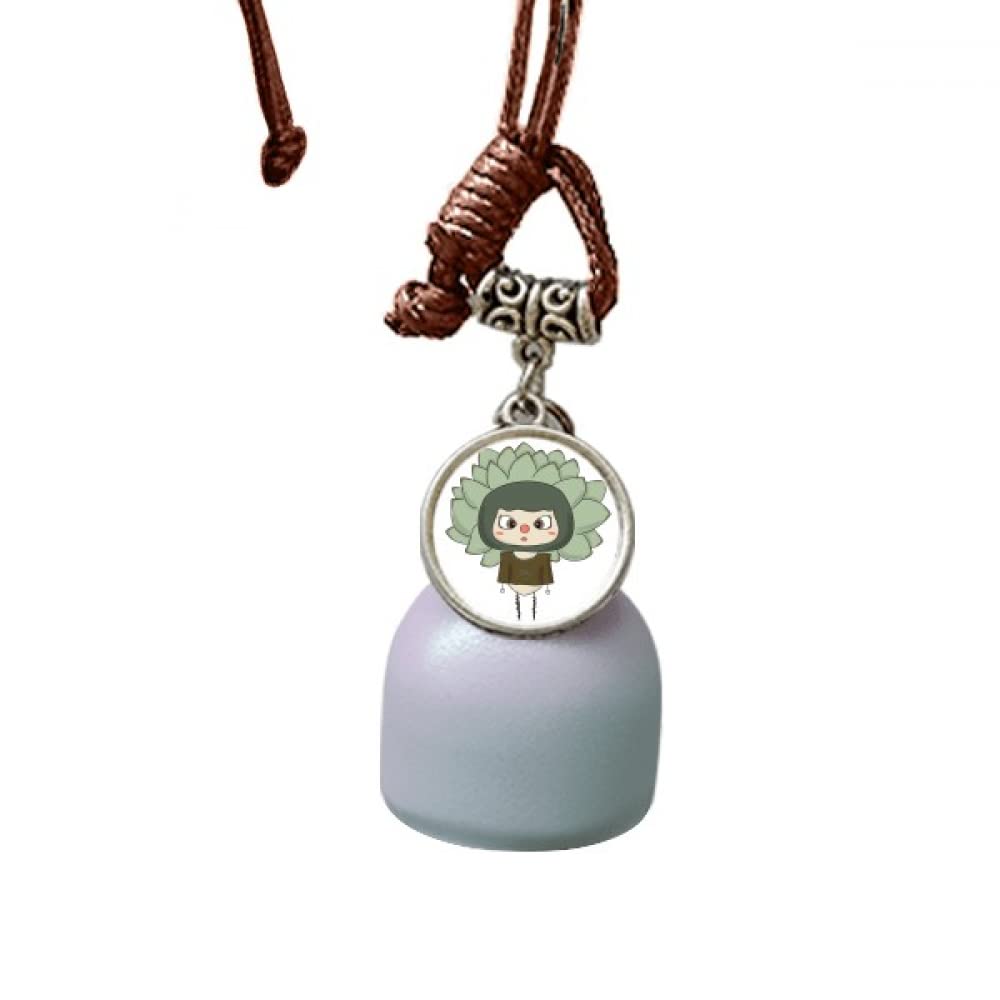 Campana colgante de coche de la belleza del sol verde con sonido sutil