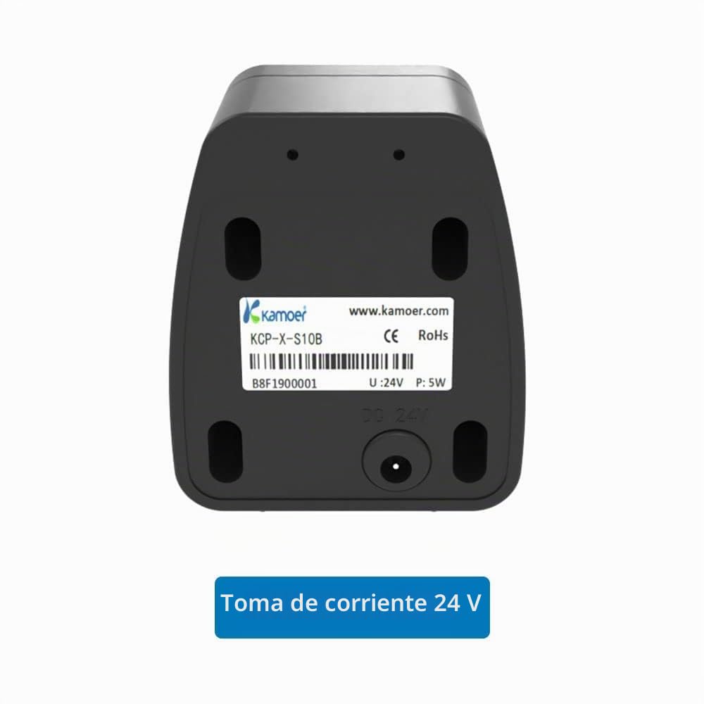 Bomba peristáltica Kamoer KCP-X 24 V, flujo controlado 19-65 ml/min, dosificadora de líquido para acuarios, velocidad ajustable