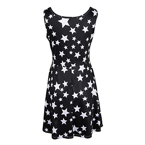 Homyl vestido feminino verão gola redonda sem mangas floral estampado praia mini vestido