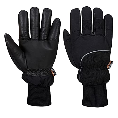 Guantes de protección térmica Portwest Apacha Cold Store negros con destreza nivel 4 A751
