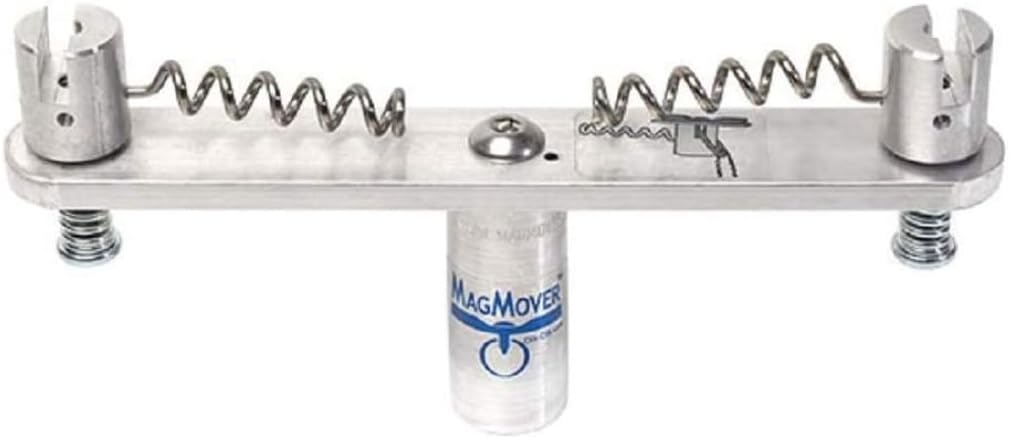Clik-Clik Dual MagMover Magnet Mover Attaches Magnet Hooks With Rings to Hang Ceiling Décor, Office Signs, Banners and More, 3.5 x 7