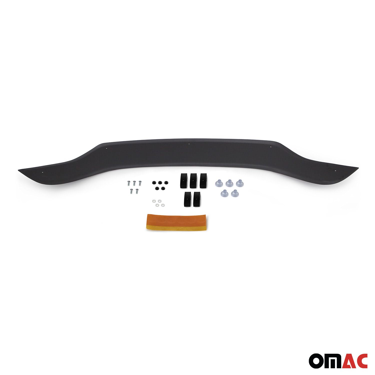 OMAC Capó Deflektor Steinschlagschutz Compatible con Iveco Daily 2014-2023 Coche Negro 1x