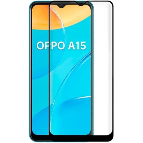 Protector Pantalla Cristal Templado COOL para Oppo A15 / A15s (FULL 3D Negro)