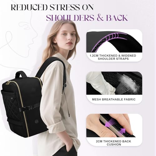 Backpack 45x36x20 pour Easyjet en broderie losange haut de gamme