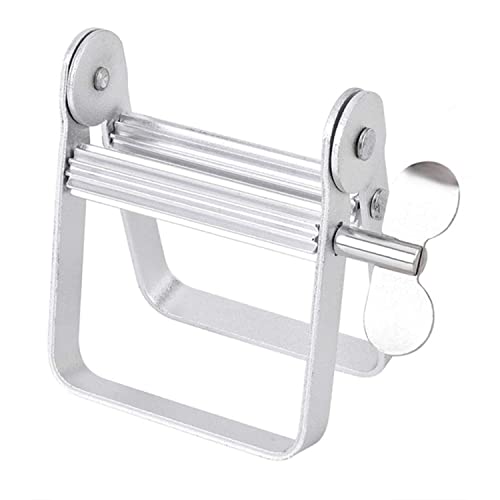 VICMAT Tubenquetscher Metall Tubenausdrücker Maschine, Zahnpasta Creme Handlotion Tönungscreme Tubenpresse Set,Auspressgerät für Zahnpasta Cover