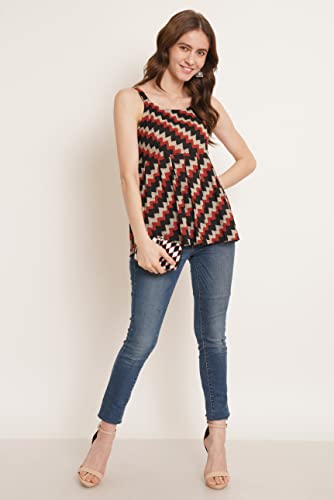 Image of COTLAND Fashions Jaipuri Cotton Printed Strappy Top for Women