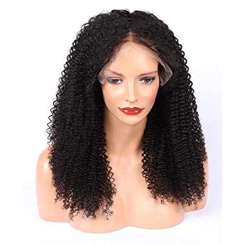 Tony Beauty Hair Afro Kinky Curly Human Hair Wigs For Black Women Heavy Density Glueless Lace Wigs Natural Black Mongolian Kinkys Curly Full Lace Human Hair Wigs With Baby Hairs (22Inch 150 Density) #TOP1
