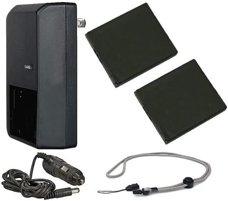 'Intelligent' Batteries (2 Units) + AC/DC Travel Charger Compatible with Sony Cyber-Shot DSC-RX10 III