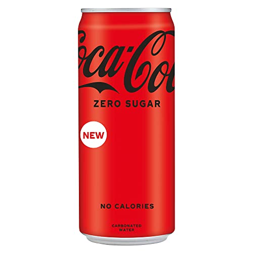 Image of Coca-Cola Zero Sugar, No Calories Soft Drink Can, 300 Ml - Cola