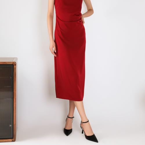 Image of Susanny Heels for Women Stiletto Closed Pointed Toe Backless Dress Shoes High Heels Sexy Kitten Pumps Wedding Guest Party Dance Prom Dressy Comfort Shoes