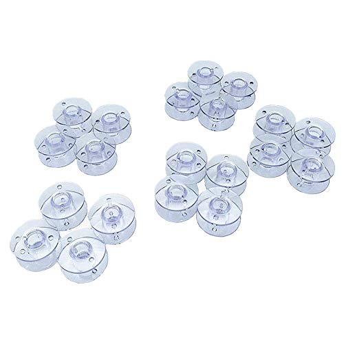 Yeqin 20 Pk Clear Sewing Machine Bobbins X52800150 For Brother, Baby Lock #TOP5